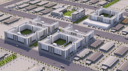 COMMUNITY FACILITY & LABOUR ACCOMMODATION AT KHAZA